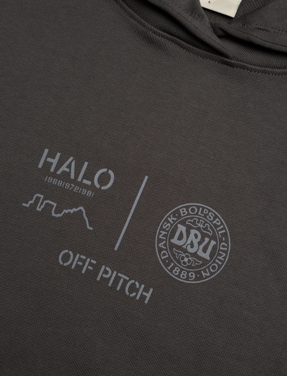 Hummel - HALO DBU GRAPHIC HOODIE - huvtröjor - raven - 3