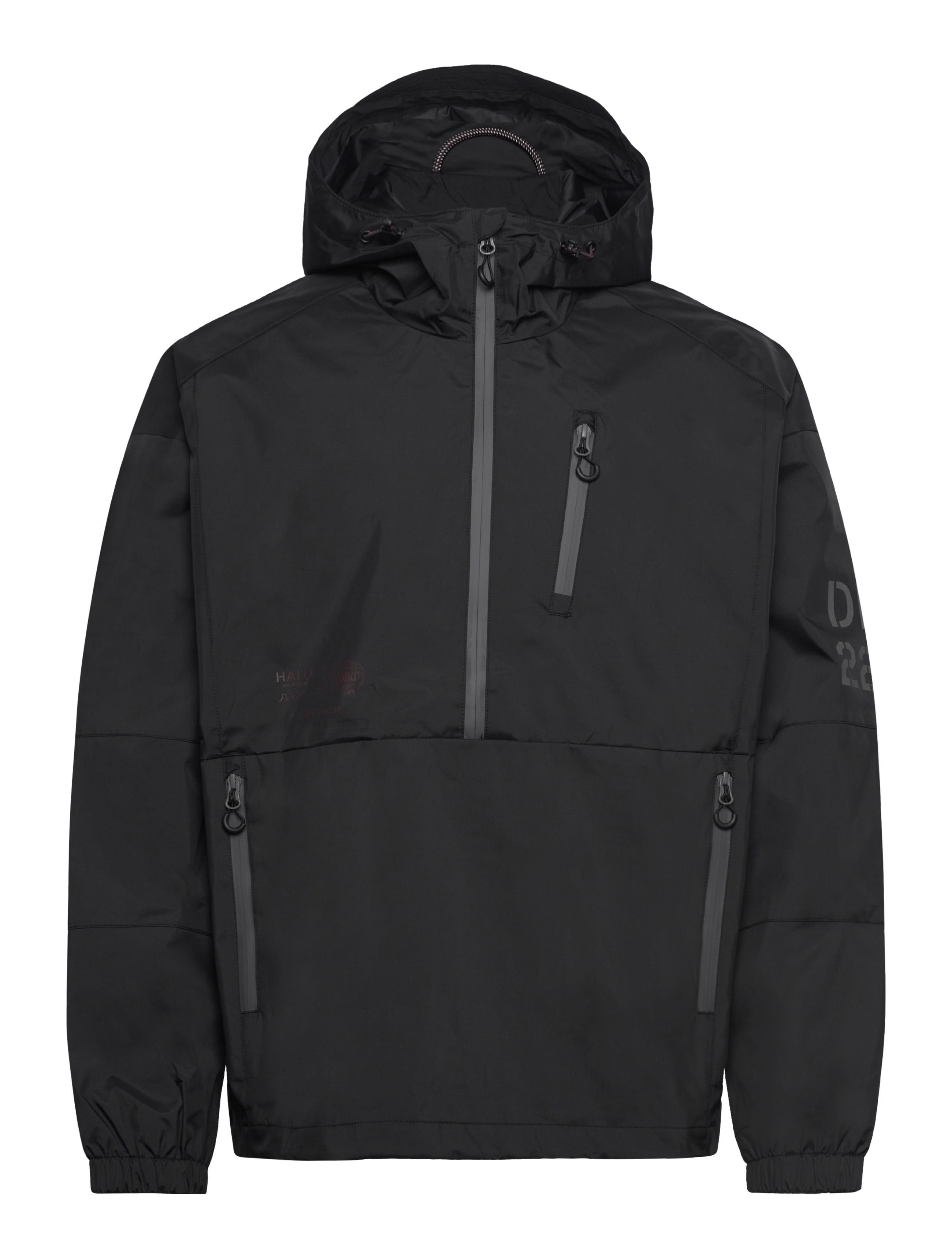 Hummel HALO DBU  DEFENSE ANORAK - Anorakit - BLACK / black