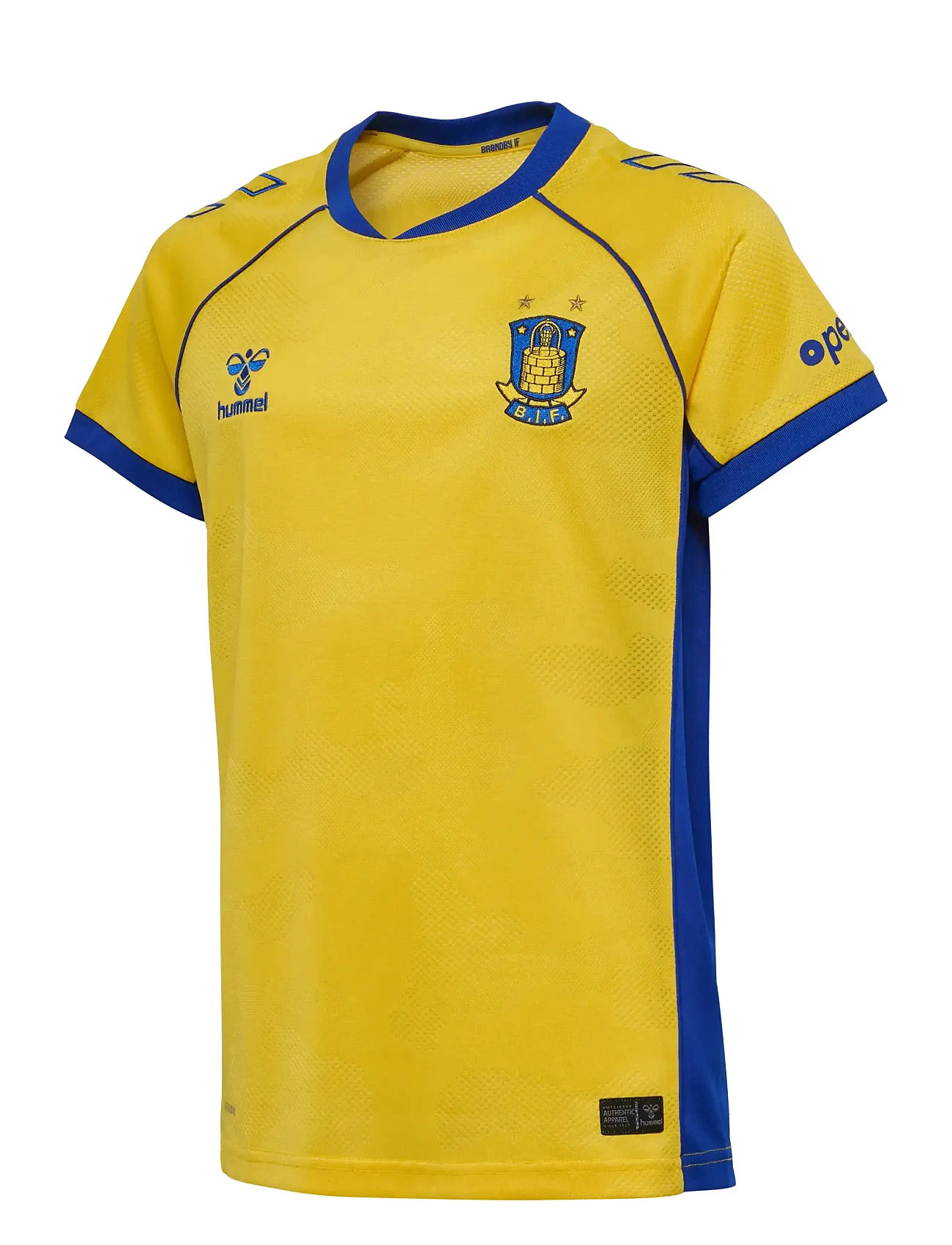 Hummel Bif 25/26 Home Jersey S/S Kids, Børn, Junior Kortærmet Fodboldtrøje, Gul, Str: 152