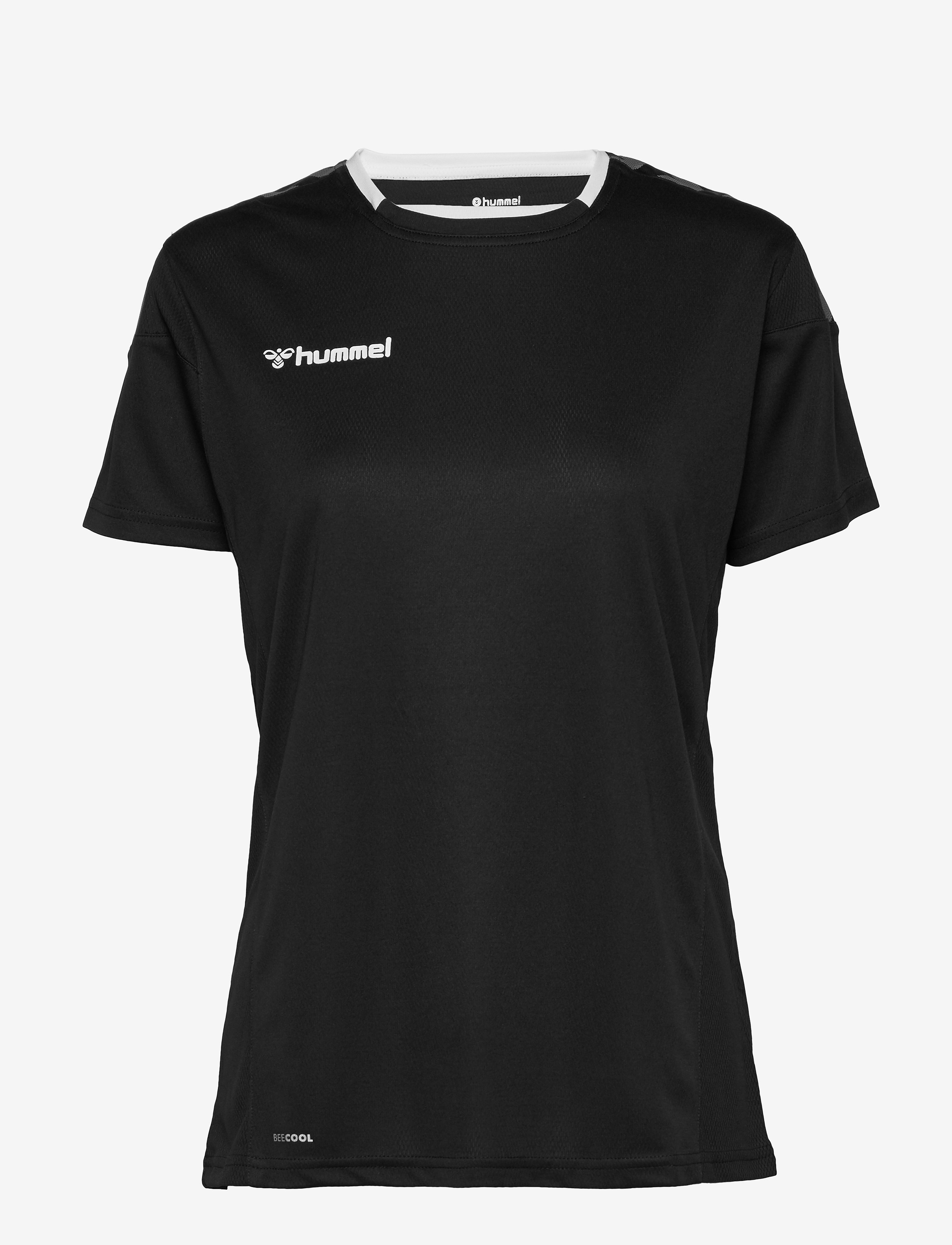Hummel - hmlAUTHENTIC POLY JERSEY WOMAN S/S - black/white - 1