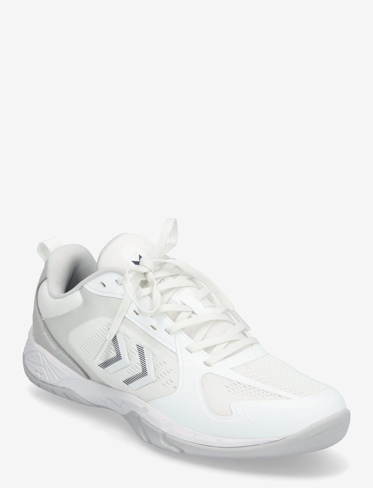 Hummel - SPEED COURT - siseruumide spordijalatsid - white/grey - 0