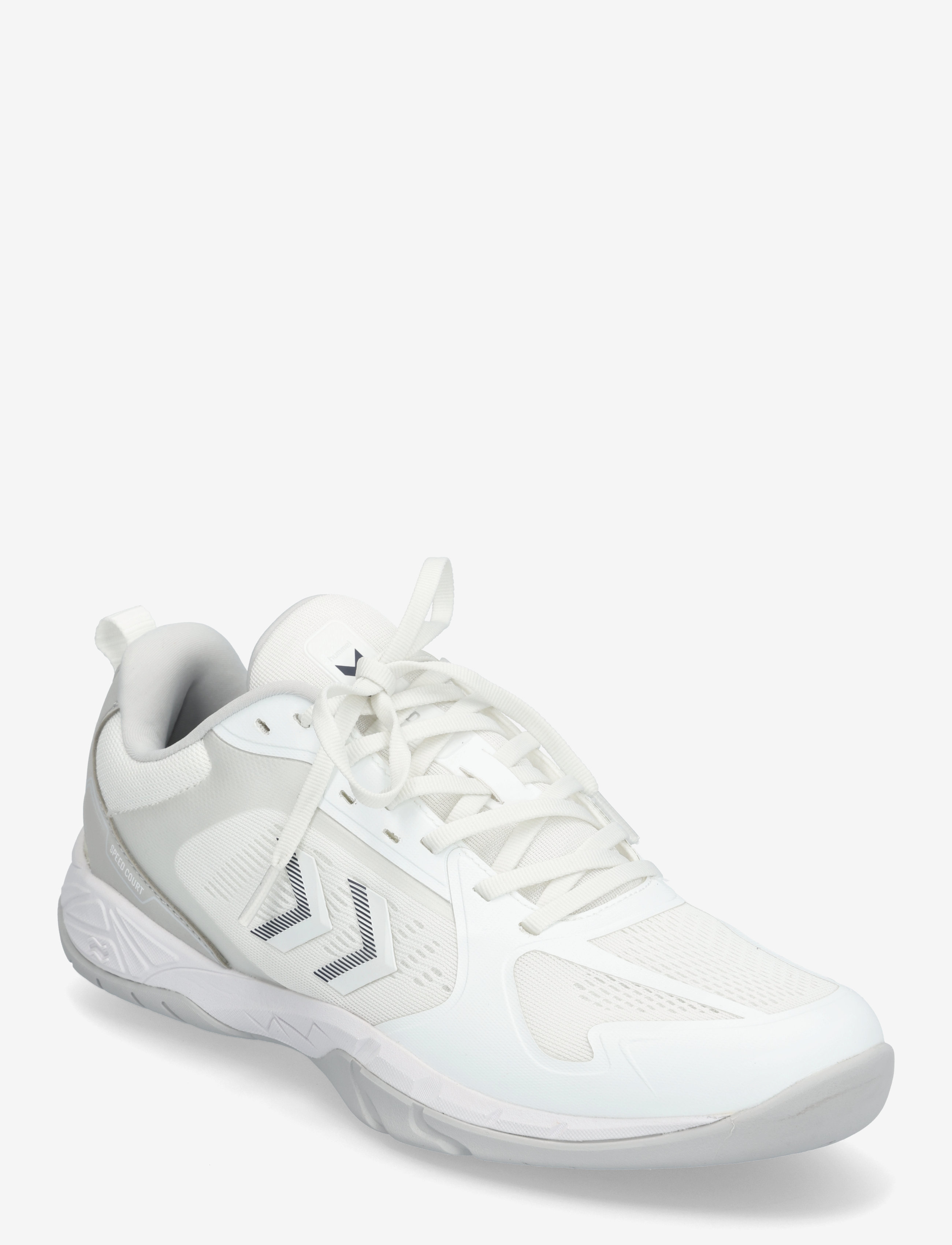 Hummel SPEED COURT - Schuhe - WHITE/GREY / white