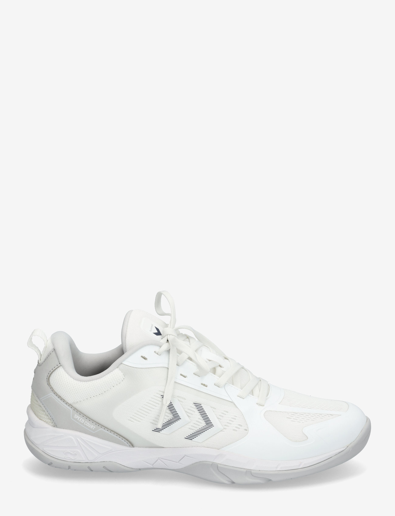 Hummel - SPEED COURT - siseruumide spordijalatsid - white/grey - 2