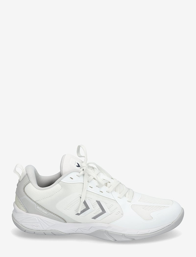 Hummel - SPEED COURT - siseruumide spordijalatsid - white/grey - 2