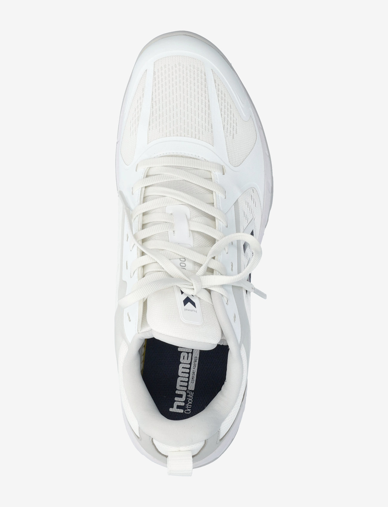 Hummel - SPEED COURT - siseruumide spordijalatsid - white/grey - 4