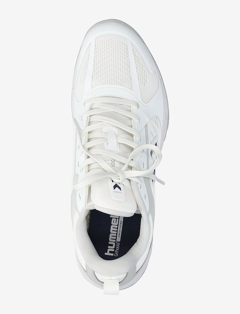 Hummel - SPEED COURT - siseruumide spordijalatsid - white/grey - 4