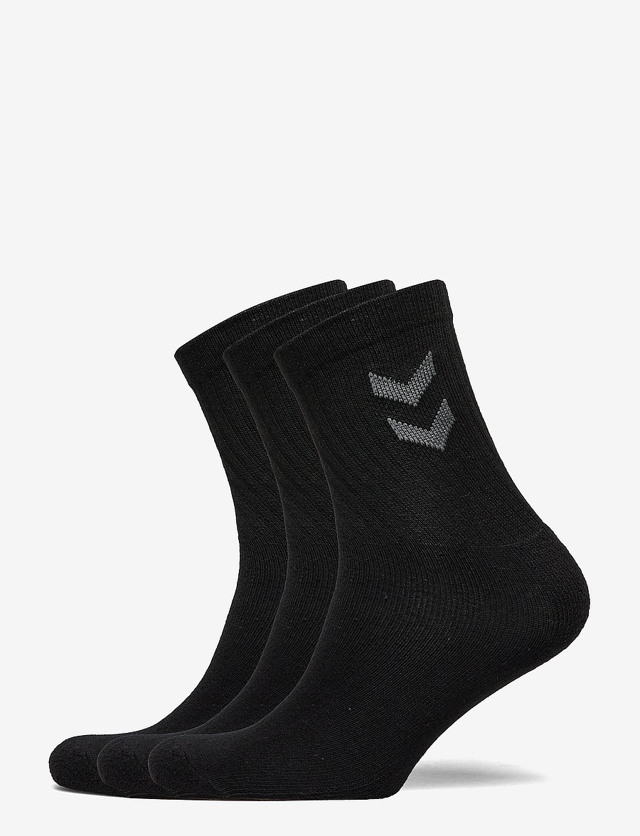 Hummel - 3-Pack Basic Sock - träningsstrumpor - black - 0