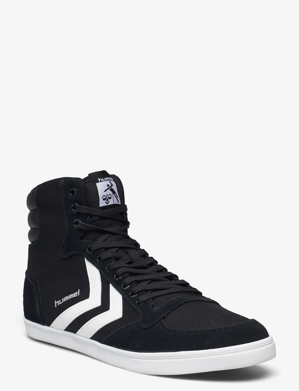 Hummel - HUMMEL SLIMMER STADIL HIGH - höga sneakers - black/white kh - 0
