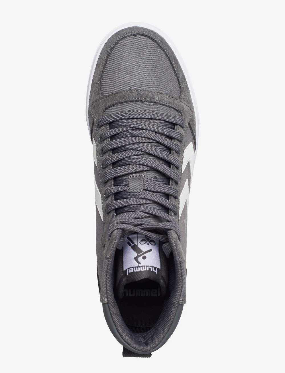 Hummel - HUMMEL SLIMMER STADIL HIGH - höga sneakers - castle rock/white kh - 3