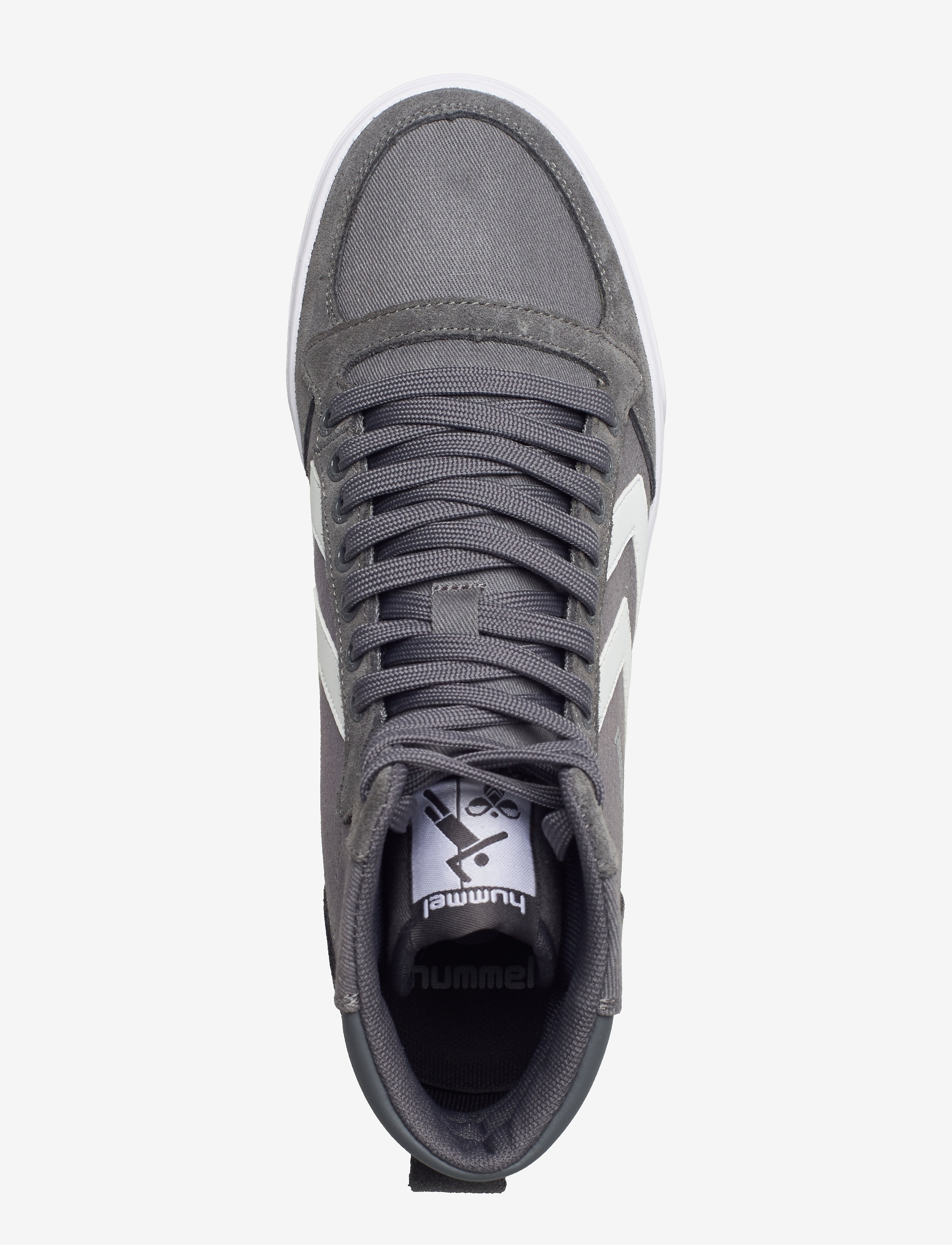 Hummel - HUMMEL SLIMMER STADIL HIGH - höga sneakers - castle rock/white kh - 3