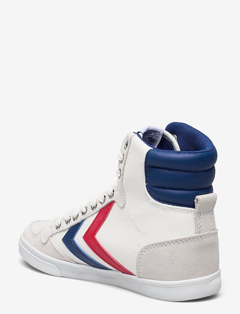 Hummel - HUMMEL SLIMMER STADIL HIGH - za kostkę - white/blue/red/gum - 2