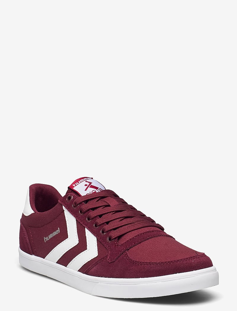 Hummel - HUMMEL SLIMMER STADIL LOW - lave sneakers - cabernet - 0