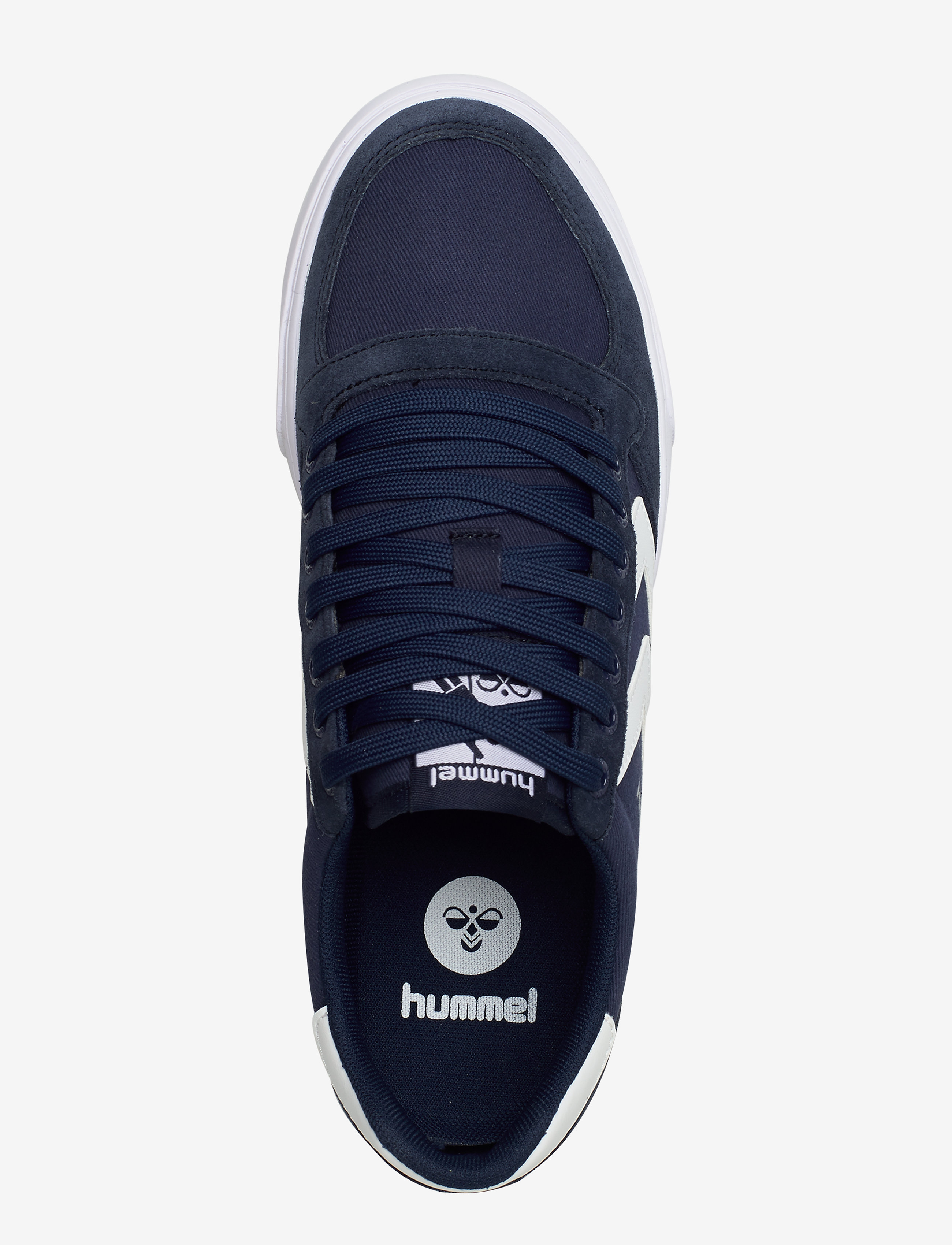 Hummel - HUMMEL SLIMMER STADIL LOW - lave sneakers - dress blue/white kh - 3