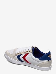 Hummel - HUMMEL SLIMMER STADIL LOW - lave sneakers - white/blue/red/gum - 2