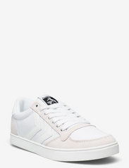 Hummel - SLIMMER STADIL TONAL LOW - sportiska stila apavi ar pazeminātu potītes daļu - white - 0