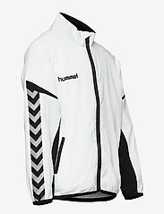 Hummel - AUTH. CHARGE MICRO ZIP JACKET - sweatshirts - white - 2