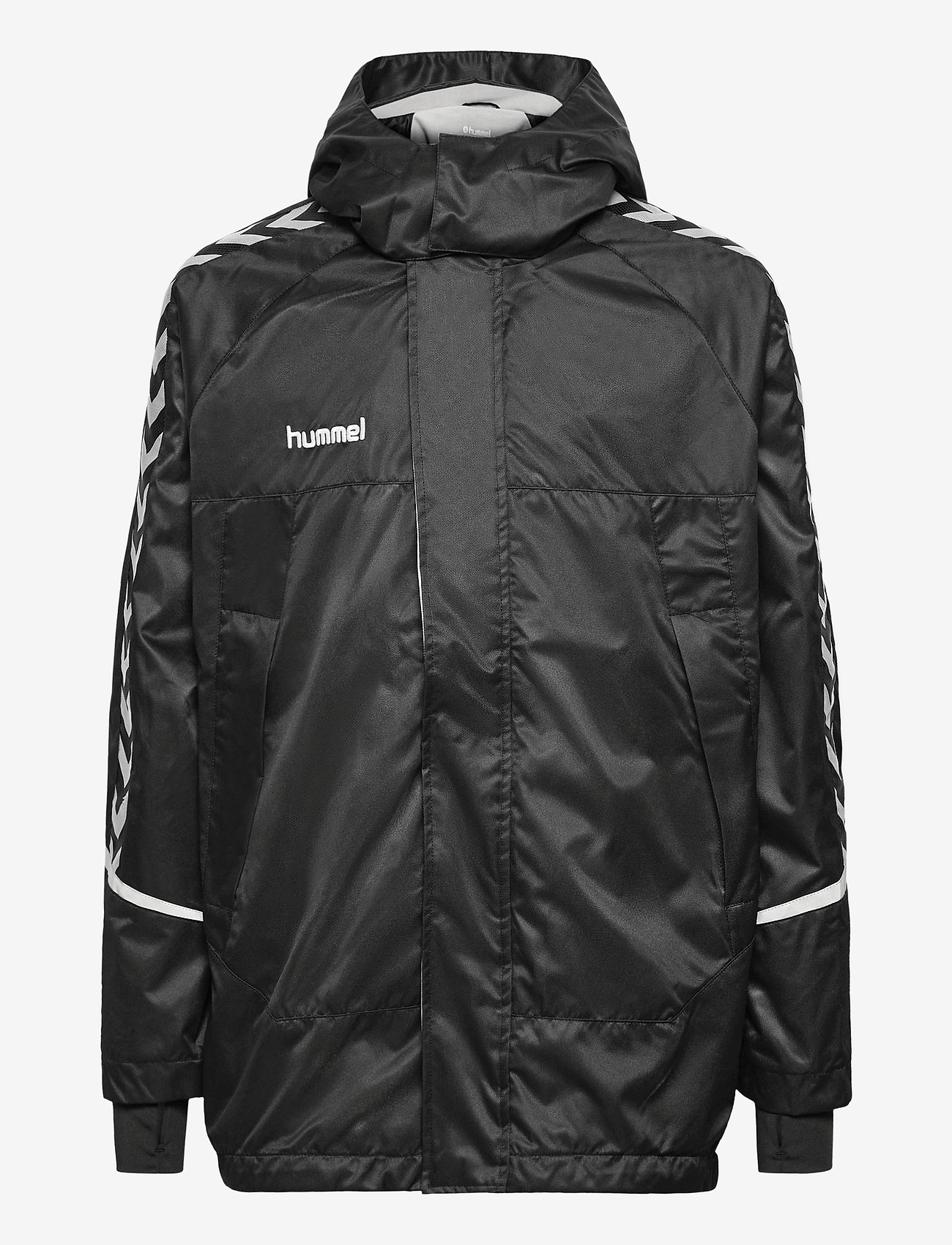 Hummel - AUTH. CHARGE ALL-WEATHER JKT - kurtki z powłoką shell i przeciwdeszczowe - black/black - 0