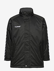 Hummel - AUTH. CHARGE STADION JACKET - insulated jackets - black/black - 1