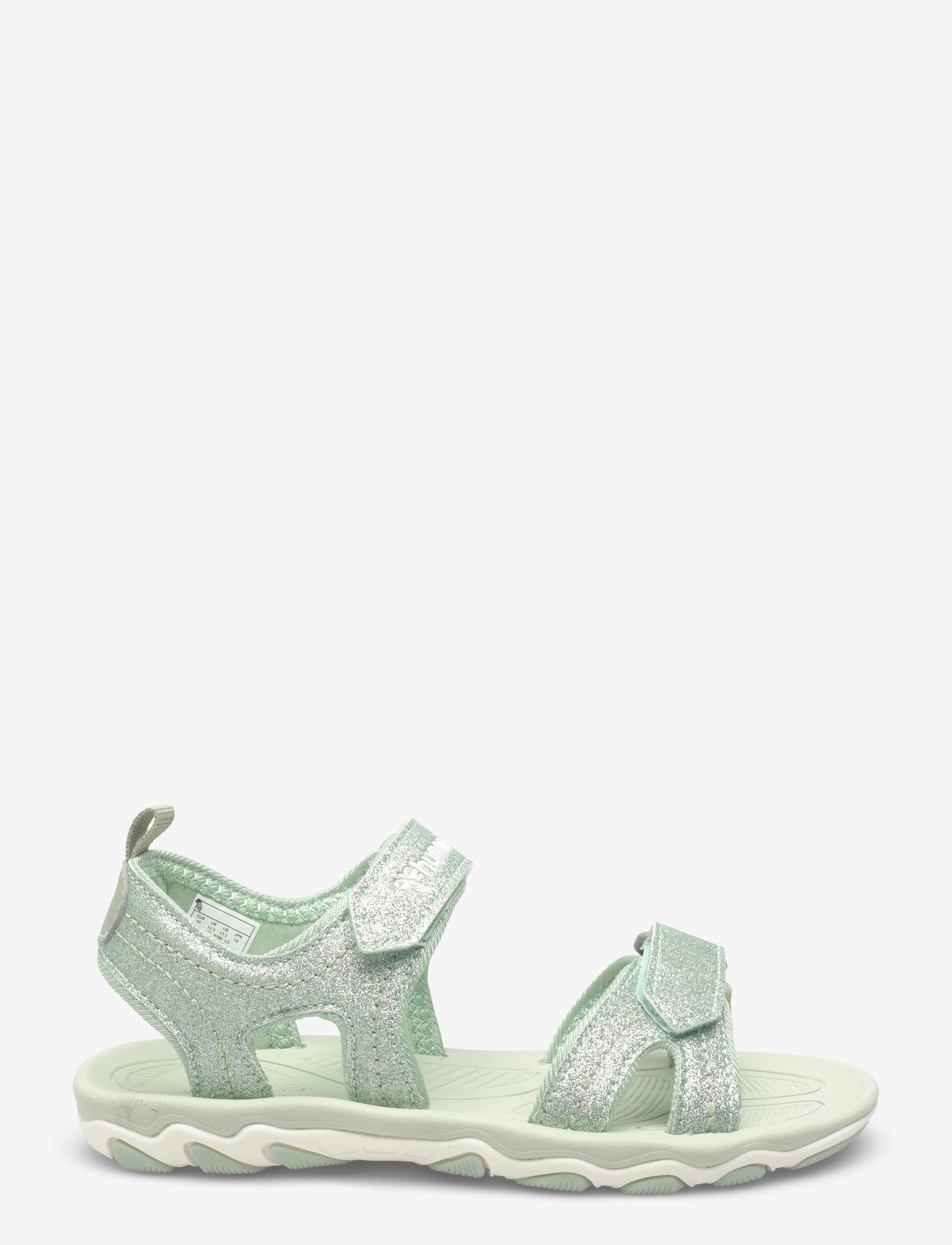 Hummel - SANDAL GLITTER JR - schuhe - frosty green - 2