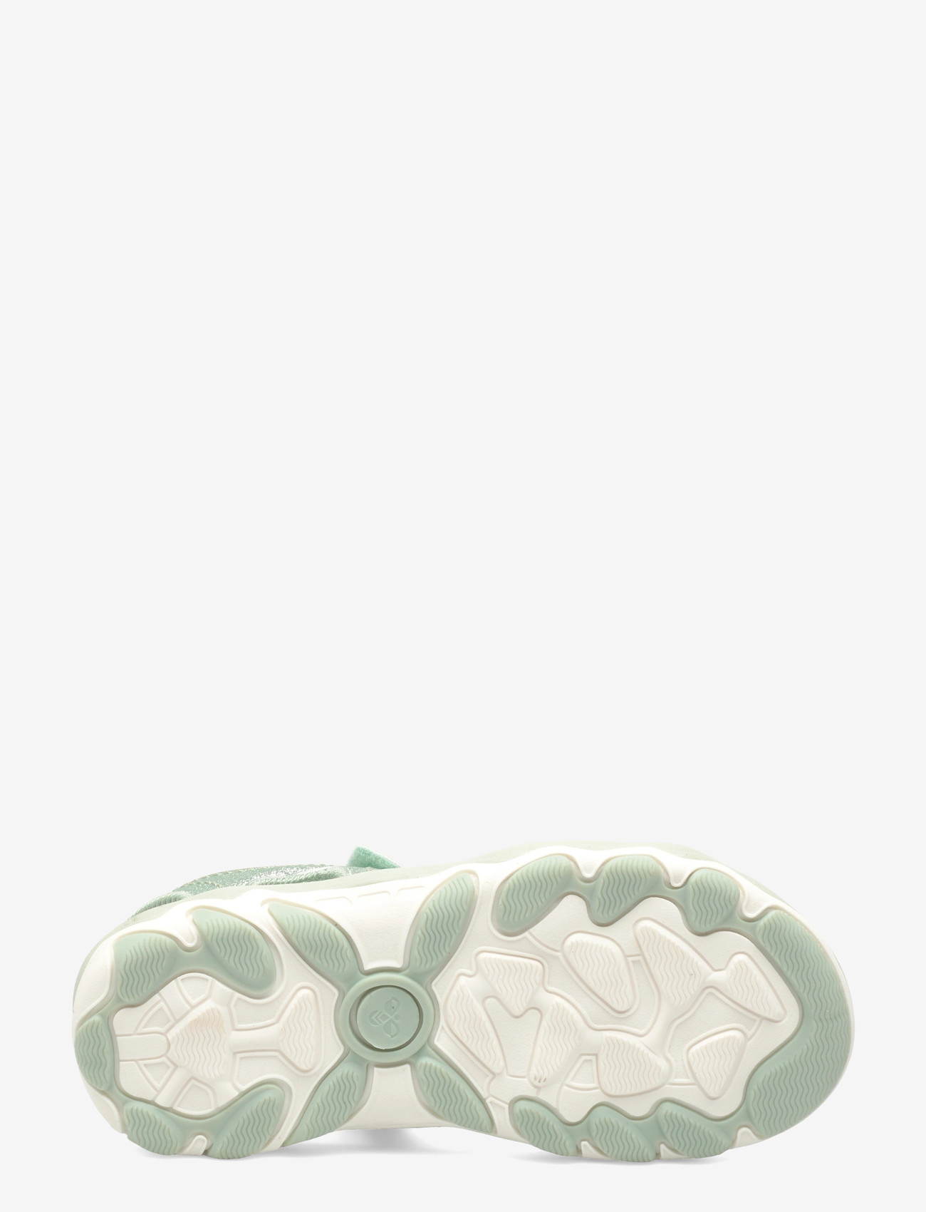 Hummel - SANDAL GLITTER JR - schuhe - frosty green - 4