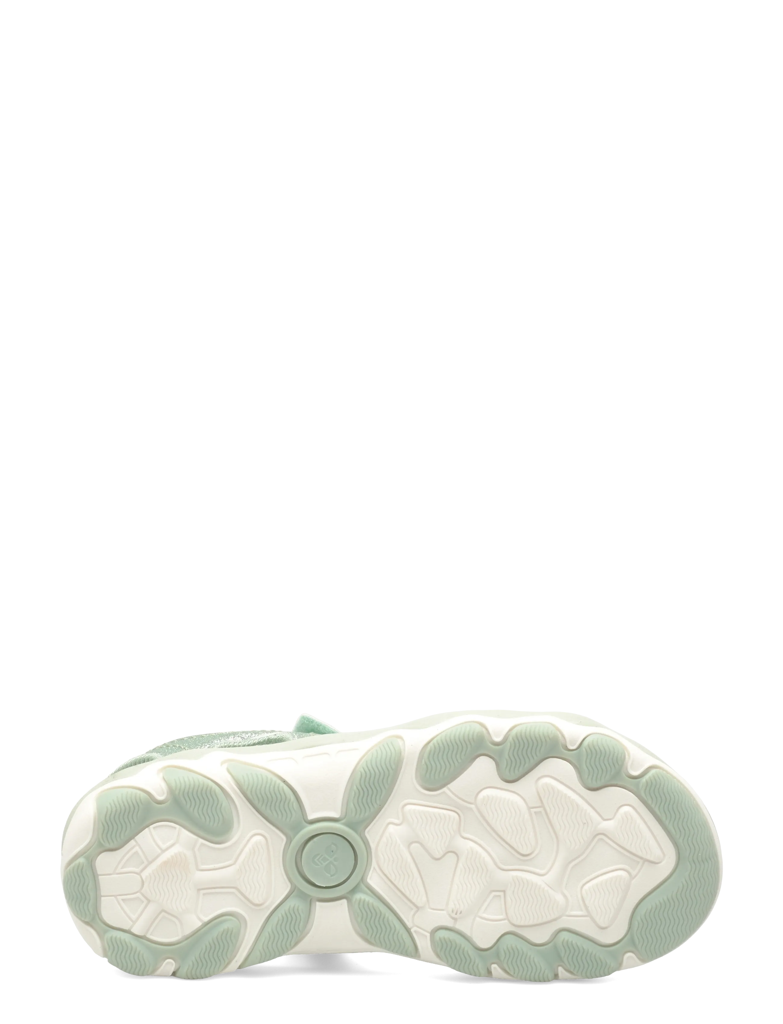 Hummel - SANDAL GLITTER JR - skor - frosty green - 4