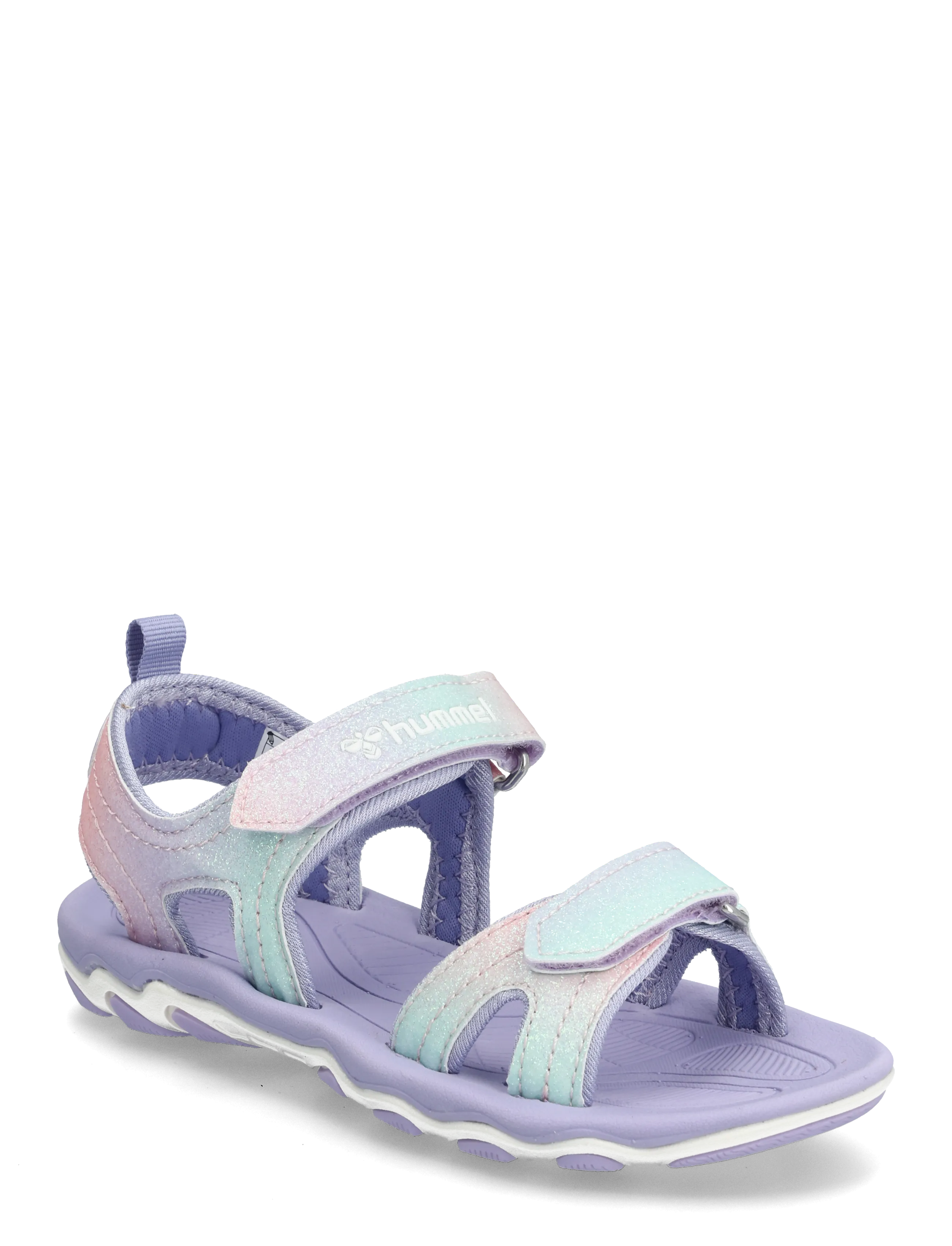 Hummel SANDAL GLITTER JR - Sandaalit - MULTI COLOUR PINK / purple