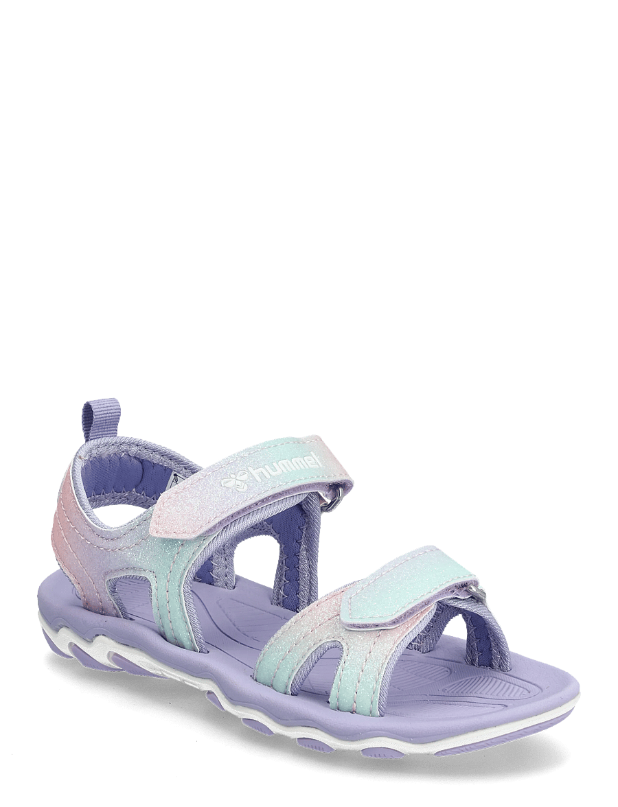 Hummel - SANDAL GLITTER JR - jalanõud - multi colour pink - 0