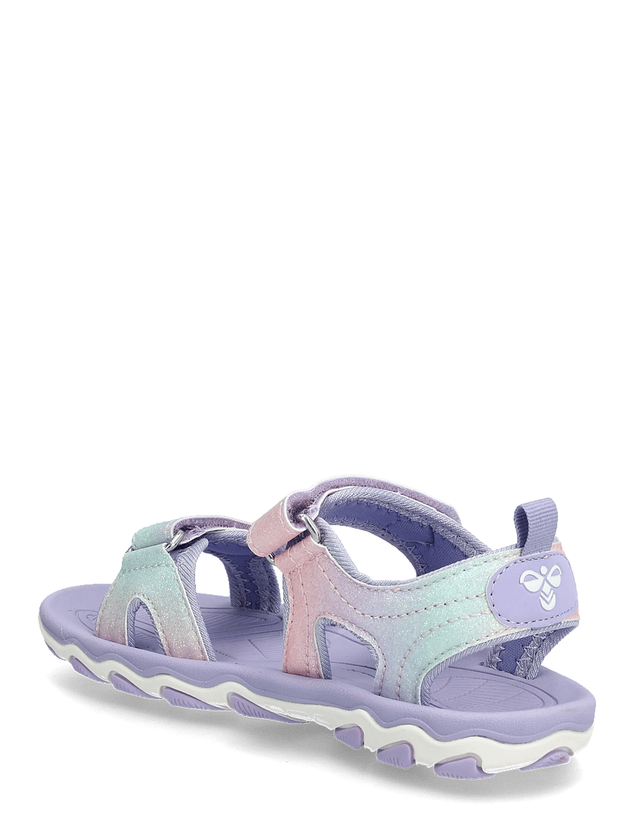 Hummel - SANDAL GLITTER JR - jalanõud - multi colour pink - 1