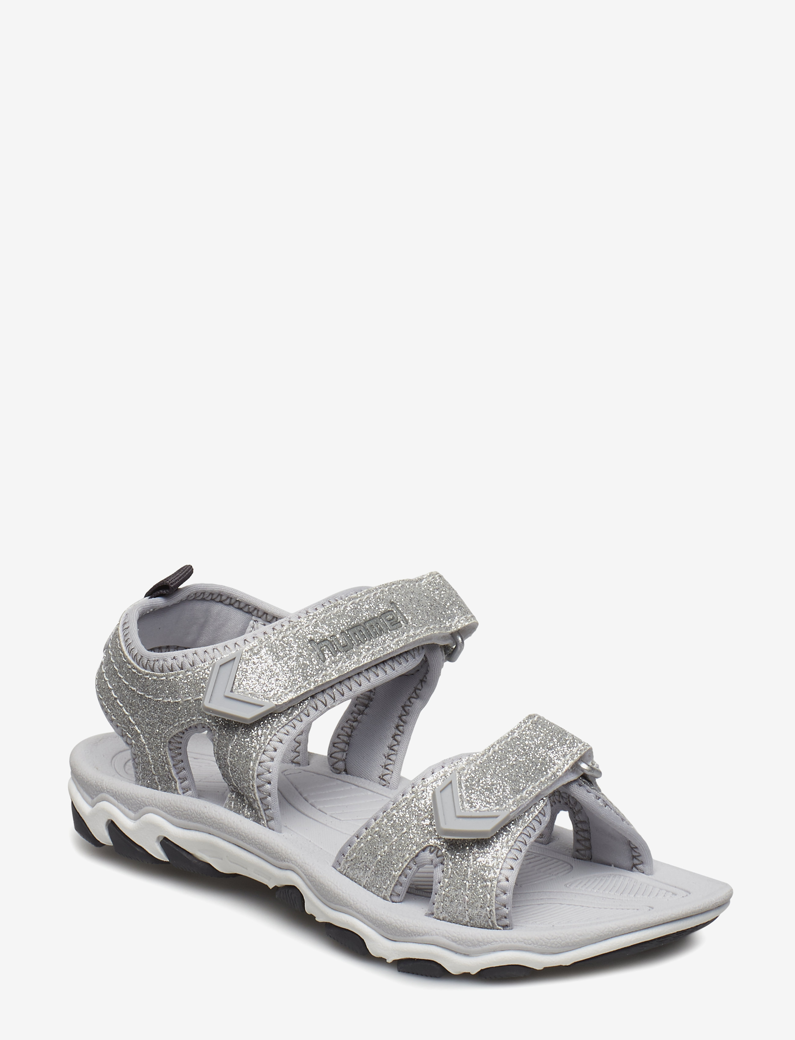Hummel SANDAL GLITTER JR - Sandalen - SILVER / silver