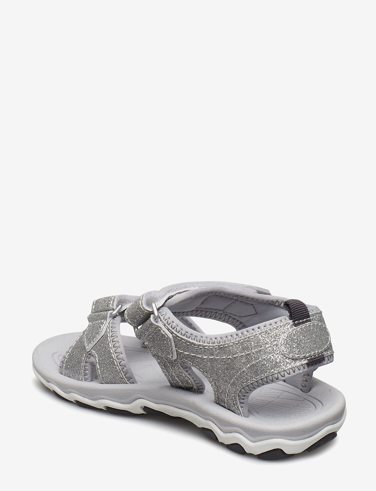 Hummel - SANDAL GLITTER JR - skor - silver - 2