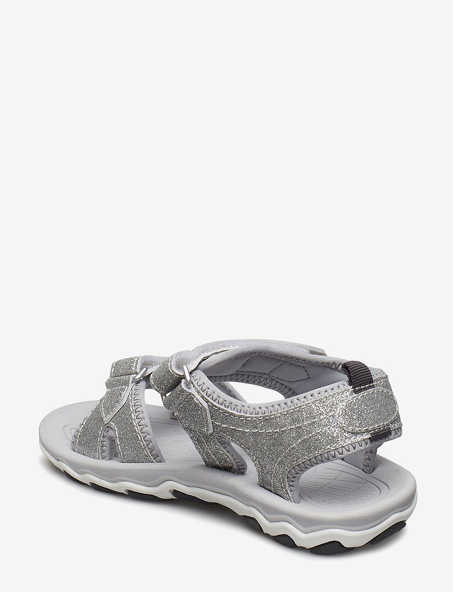 Hummel - SANDAL GLITTER JR - jalanõud - silver - 2