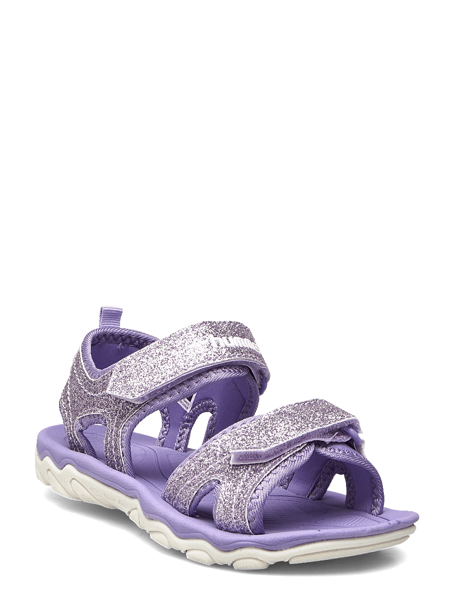 Hummel - SANDAL GLITTER JR - jalanõud - violet tulip - 0