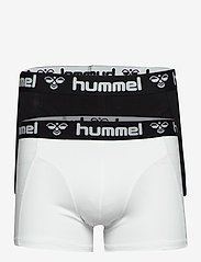 Hummel - HMLMARS 2PACK BOXERS - alhaisimmat hinnat - black/white - 0