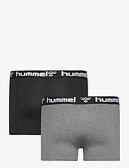 Hummel - HMLMARS 2PACK BOXERS - najniższe ceny - dark grey melange/black - 1