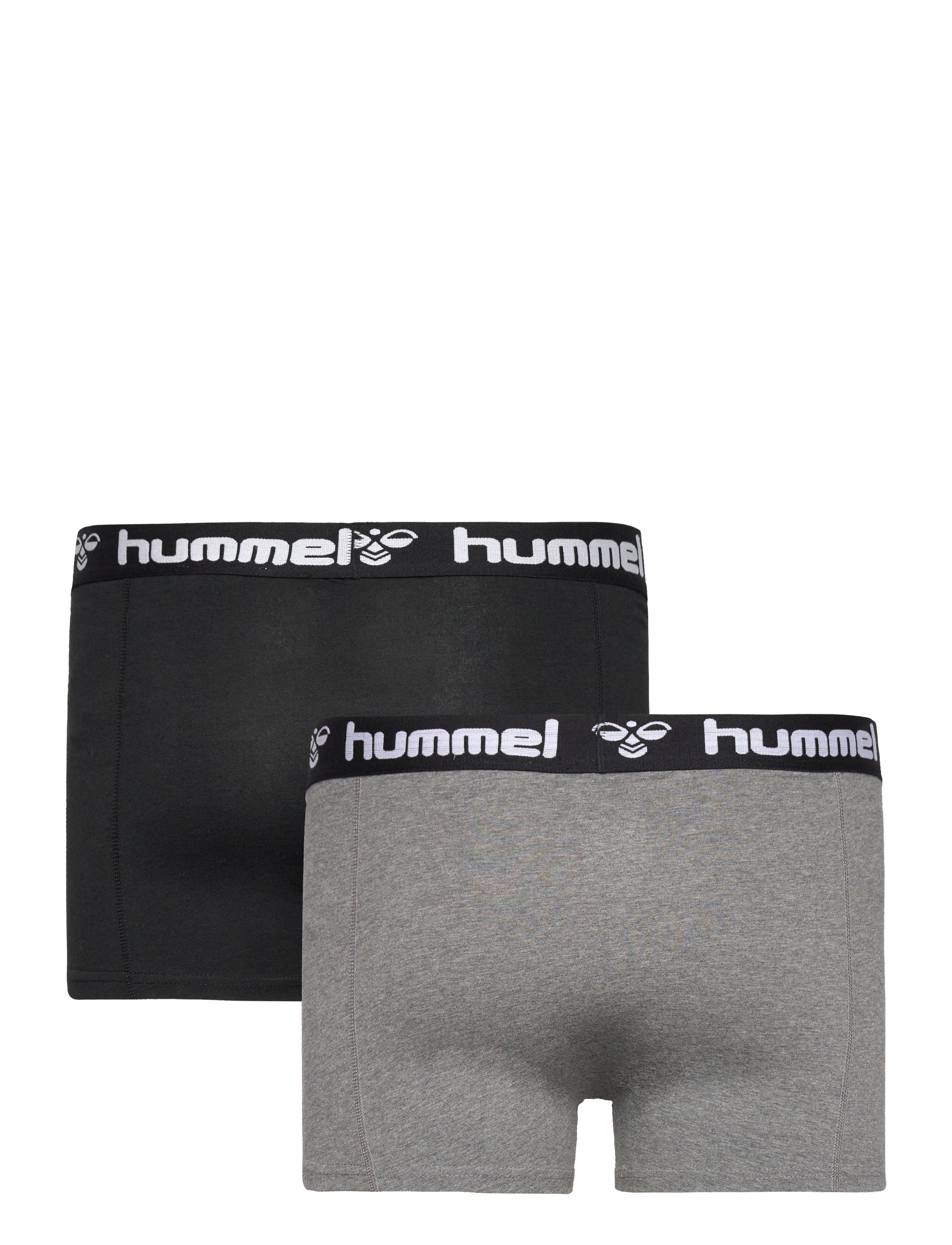 Hummel - HMLMARS 2PACK BOXERS - dark grey melange/black - 1