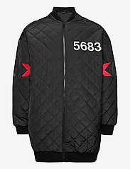 hmlWILLY QUILTED JACKET - BLACK