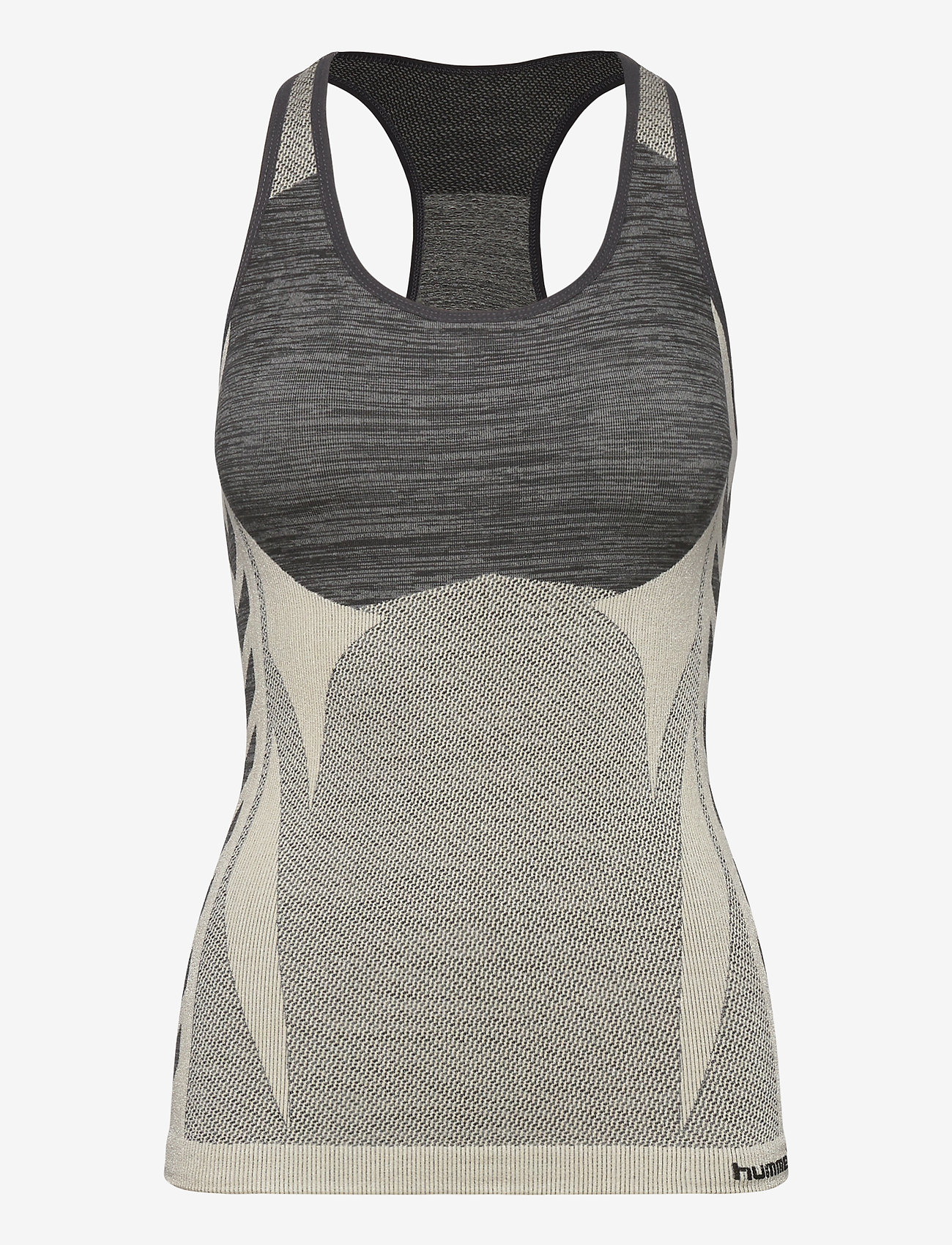 HMLCLEA SEAMLESS TOP - MAGNET MELANGE