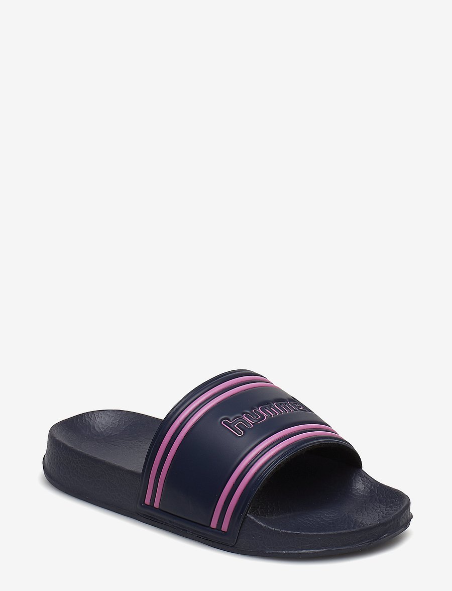 Hummel - POOL SLIDE JR - basseiniplätud - black iris - 0