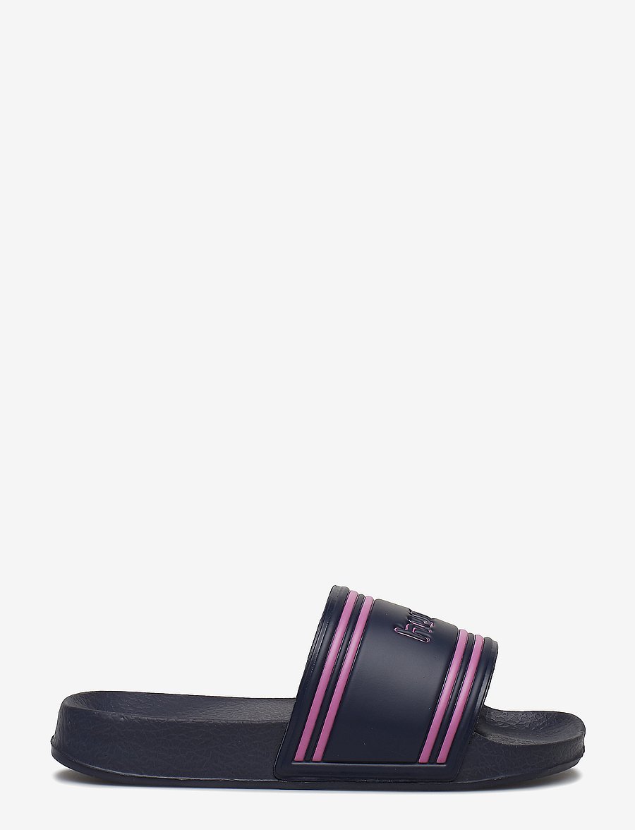 Hummel - POOL SLIDE JR - badelatschen - black iris - 1