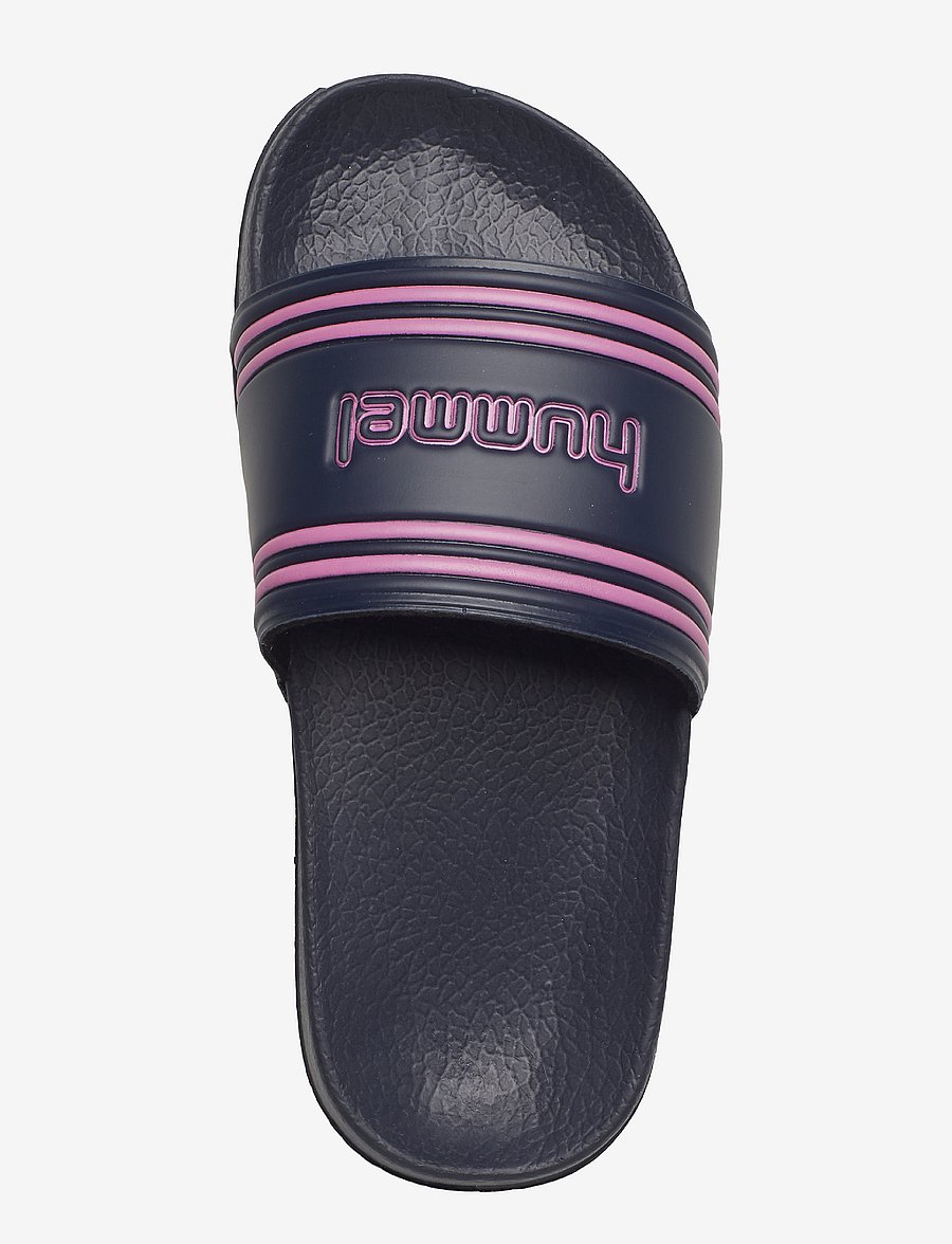 Hummel - POOL SLIDE JR - basseiniplätud - black iris - 2