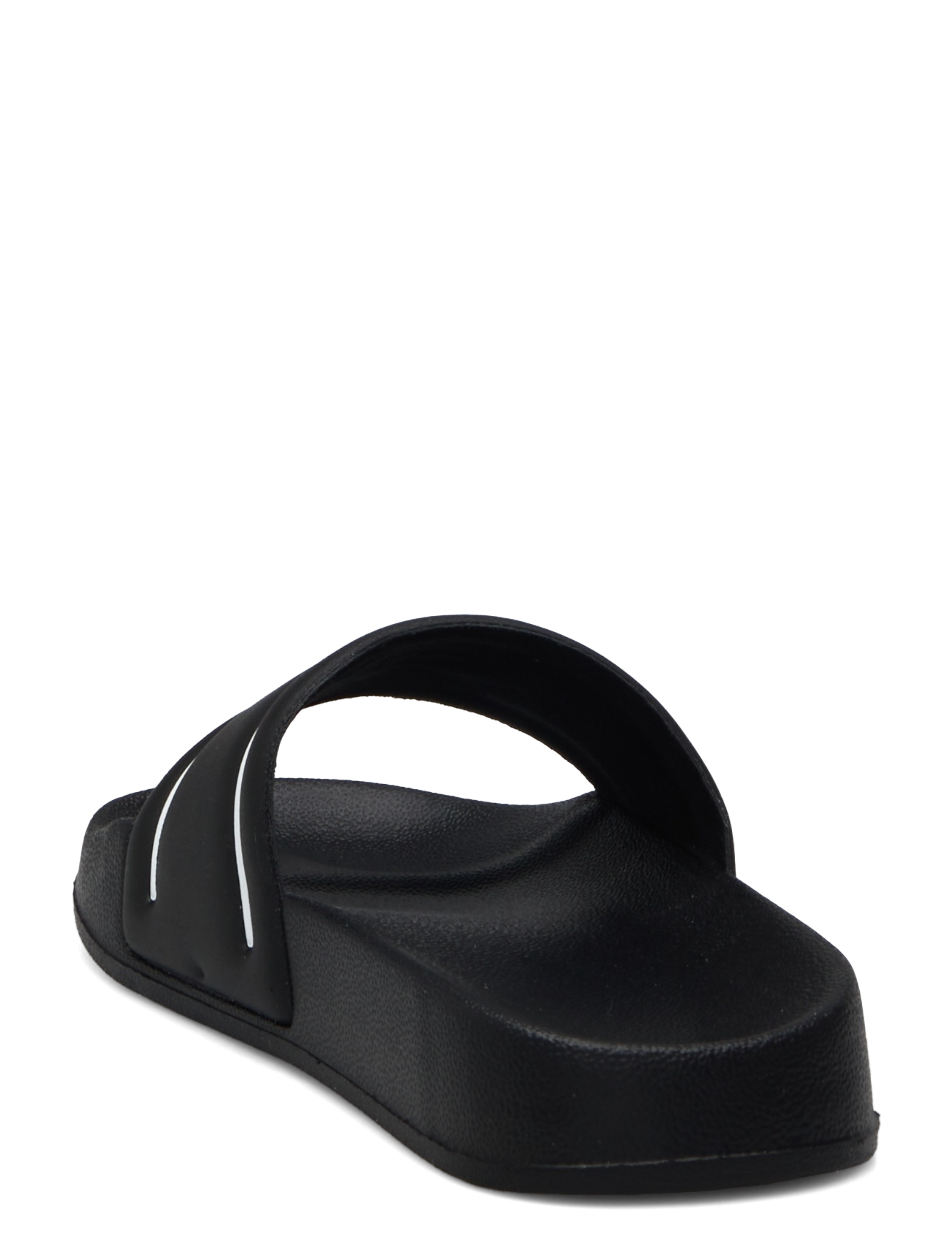 Hummel - POOL SLIDE JR - badelatschen - black/white - 2