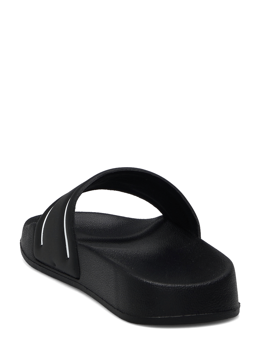 Hummel - POOL SLIDE JR - basseiniplätud - black/white - 2