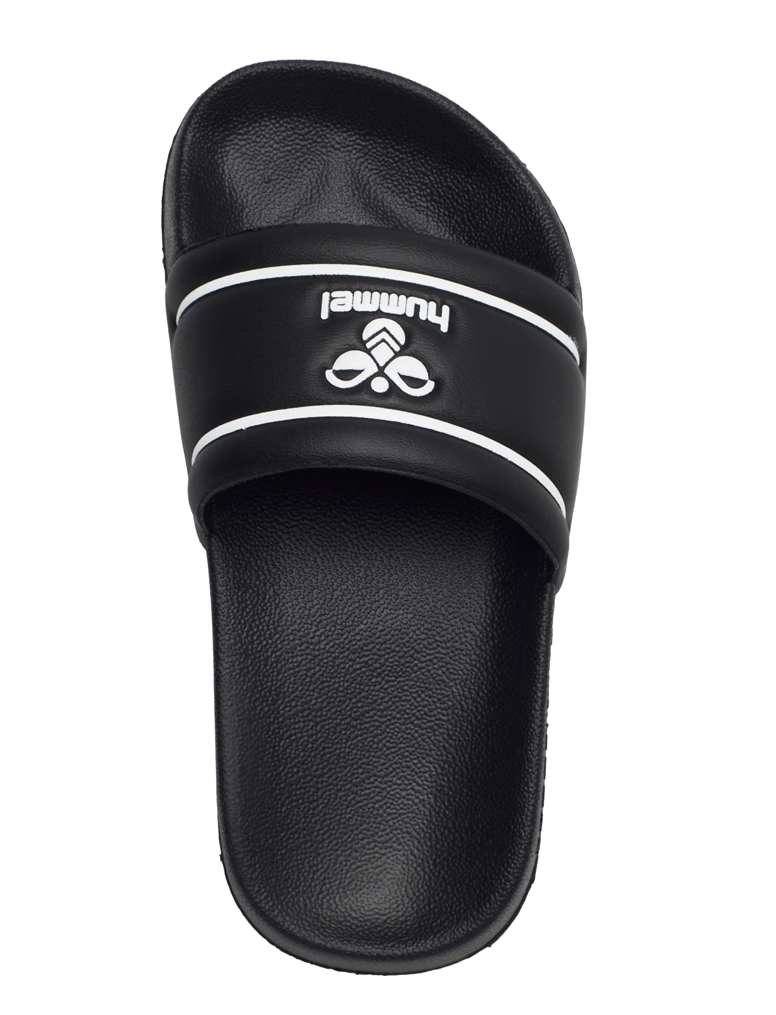 Hummel - POOL SLIDE JR - badelatschen - black/white - 3