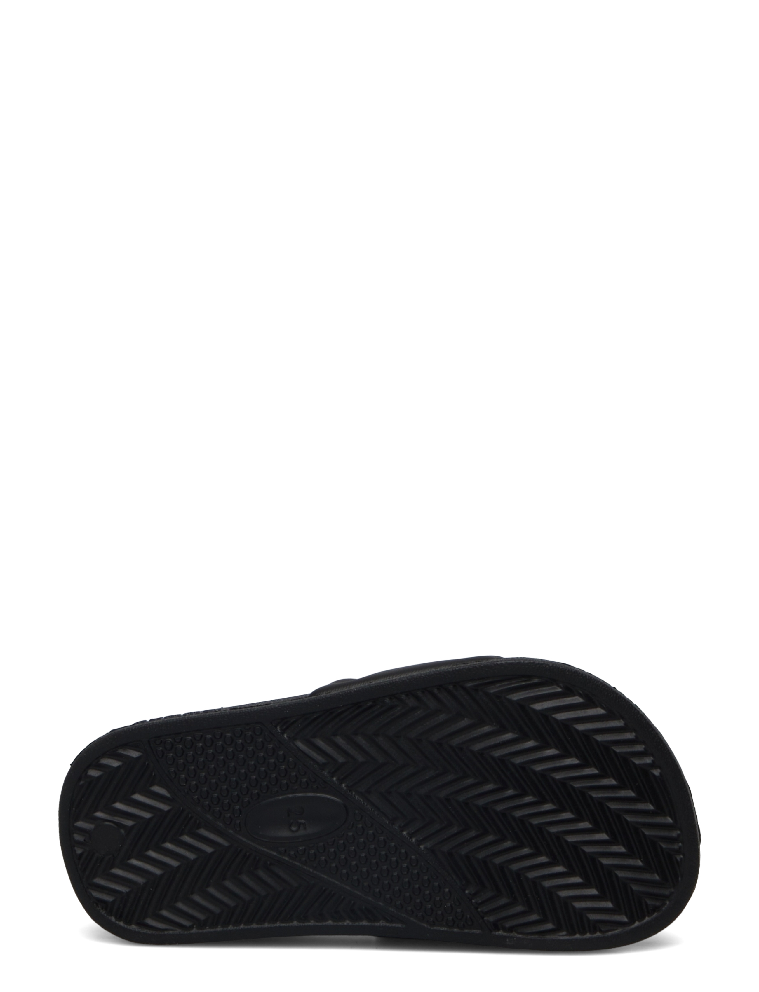 Hummel - POOL SLIDE JR - gode sommertilbud - black/white - 4
