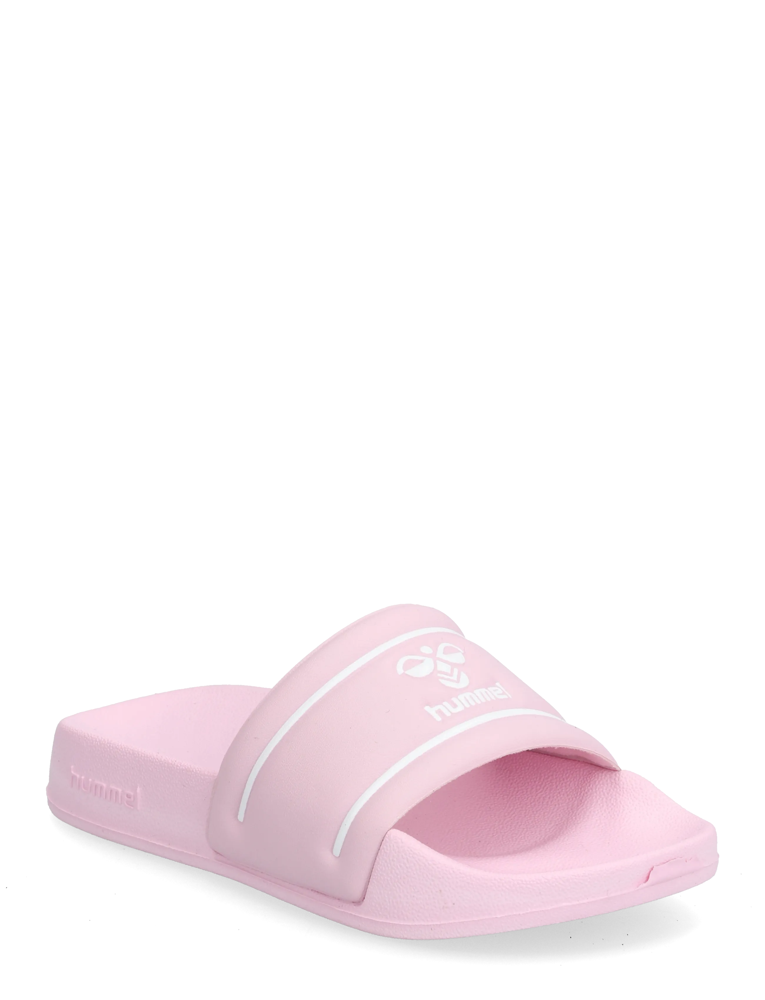Hummel POOL SLIDE JR - Jalanõud - ROSEATE SPOONBILL / pink/rose