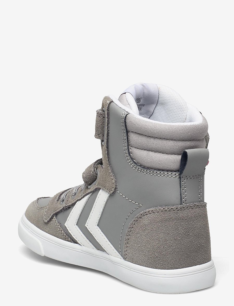 Hummel - SLIMMER STADIL LEATHER HIGH JR - baskets montantes - alloy - 2