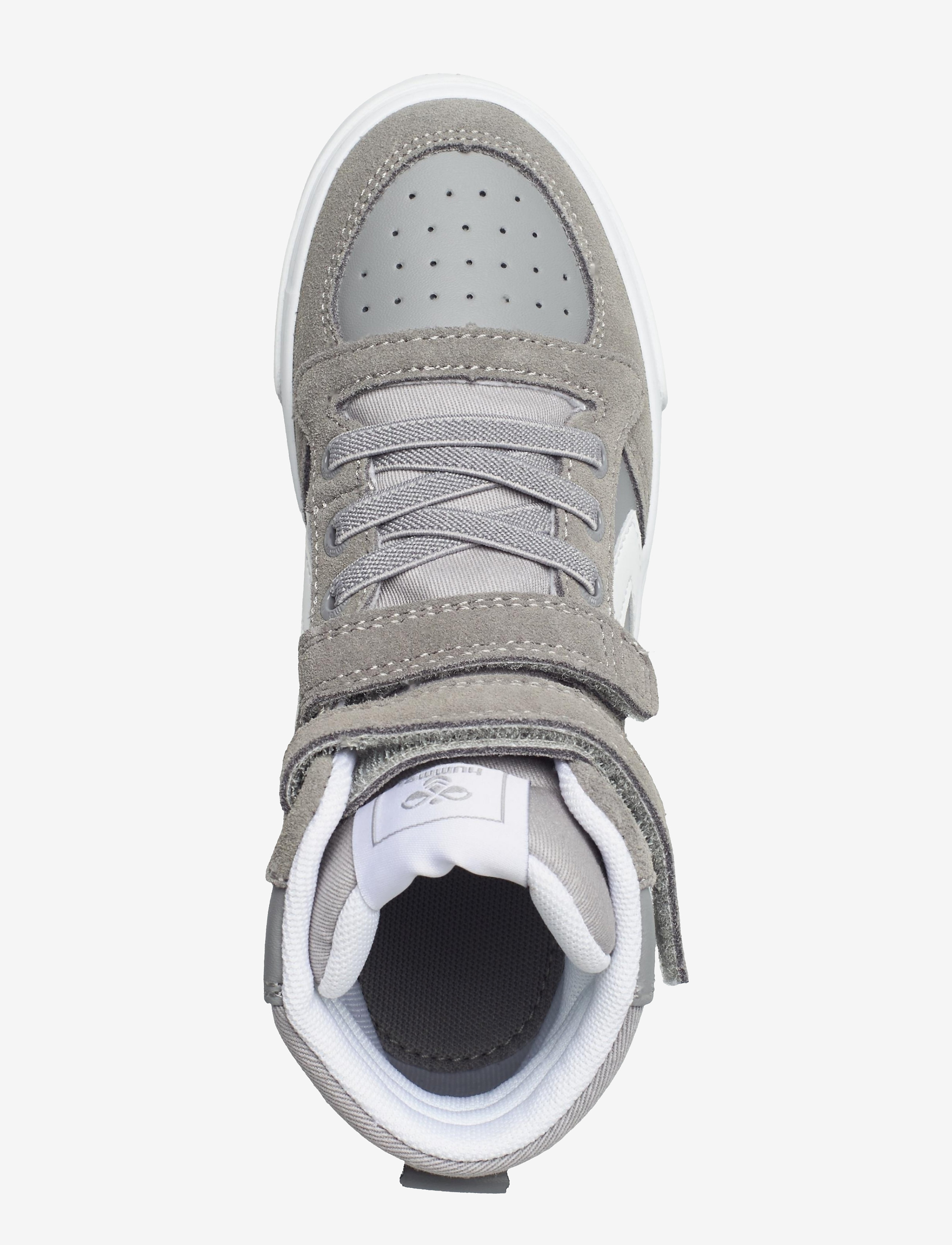 Hummel - SLIMMER STADIL LEATHER HIGH JR - høje sneakers - alloy - 3