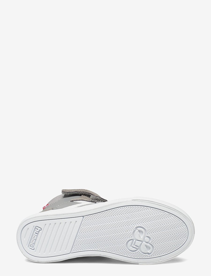 Hummel - SLIMMER STADIL LEATHER HIGH JR - baskets montantes - alloy - 4