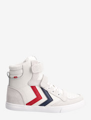 Hummel - SLIMMER STADIL LEATHER HIGH JR - sneakers med høyt skaft - white - 1