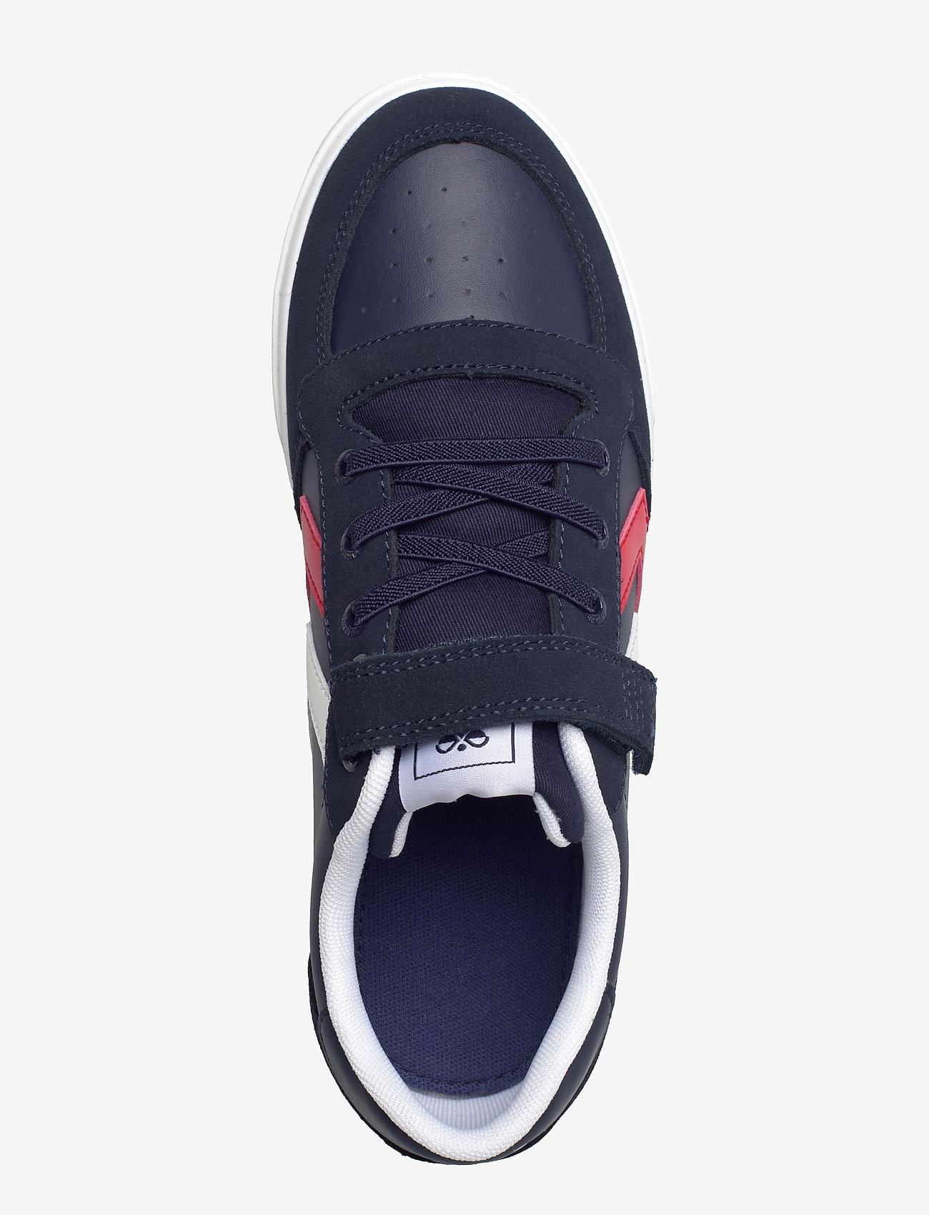 Hummel - SLIMMER STADIL LEATHER LOW JR - låga sneakers - peacoat - 3